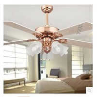 Fan 52inch ceiling fans golden fan light dining room bedroom living room modern minimalist fashion light fan remote control