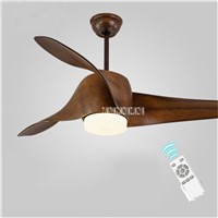 New 52 Inch Variable Frequency Ceiling Fan Light Modern Fashion European Living Room LED Fan lamp 110-240V 15-75W