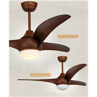 Dining room living room fan lamp ceiling fan light minimalism modern remote control fan American 52inch fan with LED lamps