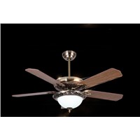 Living room dining room Ceiling fan light European antique vintage remote control LED fan light lamp ceiling fan 42inch