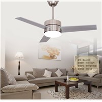 LED ceiling fan light 48inch European Fan lamp ceiling fans simple modern stylish three - leaf fan with light remote control