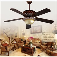 52inch ceiling lights fan European antique ceiling fans American ceiling lights ceiling fan light with remote control