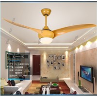 Inverter simple fashion LED remote control fan light ceiling fan light dining room mute fan light ceiling fans 52inch