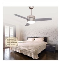 LED ceiling fan light 3 wooden leaf European fan light ceiling fan minimalism modern ceiling fan with remote control 48inch