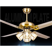 Continental antique iron ceiling fan lamp simple fashion fan light ceiling fan modern bedroom lamp door restaurant 48inch
