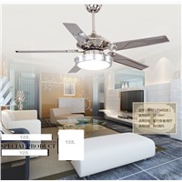 48inch chandelier fan lights LED chandelier fan modern minimalist dining room living room fan light chandelier remote control