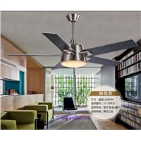 Industrial mute fan lamp fan pendant living room dining room 52inch pendant LED fan light pendant fan lights with remote control