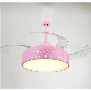 36W LED Modern Dining Room Ceiling Fan Lamp 110V-240V restaurant Kitchen Creative ceiling fan with lights Home Lighting