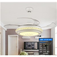 LED Ceiling Fan With Lights Remote Control 110-240Volt Fan LED Light Bulbs Bedroom Fan Lamp Free Shipping