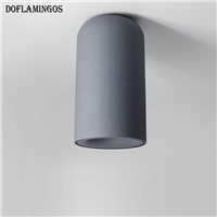 7W/9W AC85-265V Fashion Aluminum LED Ceiling Downlight Warm White / White / Natural White Gray Black White body