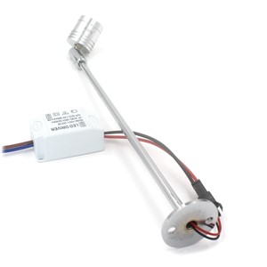 4PCS/lot led pole spotlight show LED cabinet spot lamp AC220V showcase spot lamp jewelry rod 10cm 20cm adjustable angle 180