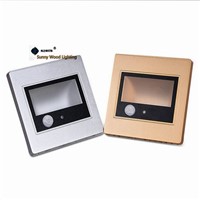 2pcs/lot 1W PIR Sensor led stair light ,IR and light reaction led footlight for corridor,stairs ,bathroom and passway