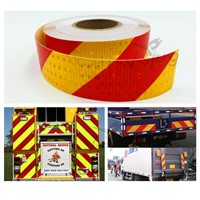 5cmx50m  Reflective Vehicle Sticker for Car-Styling Safety Warning Conspicuity Reflective Tape