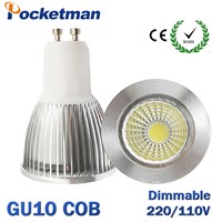 Super Bright GU10 Bulb Light Dimmable Led Ceiling light Warm/White 85-265V 7W 10W 15W GU10 COB LED lamp GU10 led Spotlight