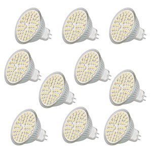 10 x MR16 GU 5.3 60 SMD LED Bulb Light Spot Light 3W Warm White ENERGY SAVING