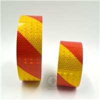 5cmx3m Dual Color Safety Self Adhesive Warning Tape with Twill Printing
