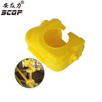 Open-Type Fastener PE Material Scaffolding Case Protector Plastic Tube Cap Cross Clamp Diameter 48mm-50mm