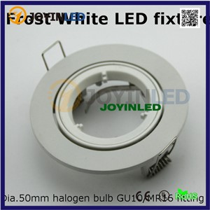 LED Ceiling lamp holder GU10/MR16 Lighting ceiling spot light fixture frame / mr16 spot lamp round fixtures aluminum white color