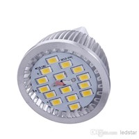 MR16 7W warm/cool white SMD 15pcs 5630 Led spotlights lamp 120 degree 700 lumens led bulbs light 12V