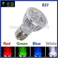 1w Magic Lighting LED Light Bulb led spotlight white warm white blue green green red RGB E27 mr16 gu10 gu5.3