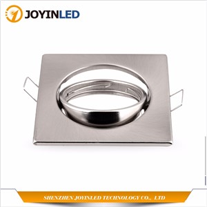 Satin nickel recessed home LED ceiling light trim Zinc Alloy led fixture