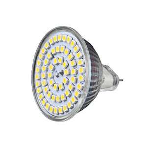 6pcs Spotlight Spot LED Light Bulb Cabinet Lamp W power DC12V MR16 base SMD 3528 chip 2 color Glass Mini Led light VR