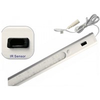 IR sensor DC 12V-24v 7W with 30pcs 5050 leds 50cm LED Puck/Cabinet Light,LED bar light+1PC connector line(none power)