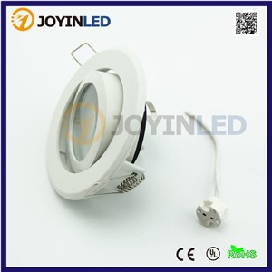 Downlight fixtures GU10 / MR16 led spot light fixture fittings Satin Nickel color zinc alloy