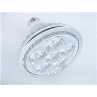 New kind fins shell with lens cover, E27 6*1w led par light,led par30 light bulb,led spotlight,ce power, 3pcs/lots