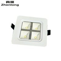 AC85~265V 4W Square White shell LED grille light,LED kitchen light Led Recessed Grid Lighting
