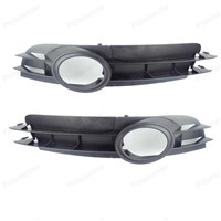 2pcs Black Front car Fog Light Grill for A/udi A6 2005 2006 2007 2008 Lamp Grille 4F0807681A 4F0807682A Auto Accessories