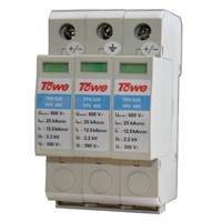 TOWE AP - C25 YPV600 PV systems 600V DC System Power Class C protection, 3 modulus, Imax: 25KA, Up: 2.2V  Thunder protector