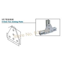 Strong Corner Angle Bracket Connection Joint Strip Board for Aluminum Profile 2020 3030 4040 4545 with 5 holes