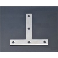 2 Pieces 120x120x20mm Stainless Steel T Shape Angle Plate Corner Bracket Thinckness 2mm