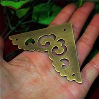 Brass Furniture Coner,Door Cover Decor,Embellishment Findings Decoration,Triangle Corners Antique Bronze Lucky Cloud Protector