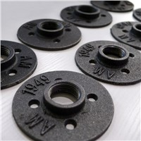 Retro cast iron, 4 points, 6 points, galvanized pipe, flange, open tooth base, wall gasket, wall fixed base, special price