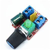 PWM DC motor speed controller speed control switch 3V6 12 24 35V ultra-small LED Dimmer 5A (C6A4)