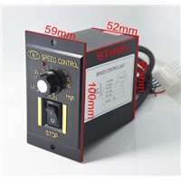 220V AC motor speed controller 6W-120W single row of small motor control switches