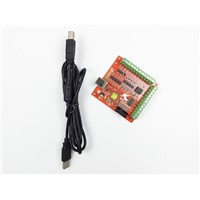 CNC mach3 USB 3 Axis Kit, 3pcs TB6600 driver+ mach3 USB stepper motor controller board+ 3pcs nema23 stepper motor +power supply