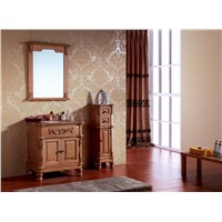Elegant Solid Wood Carved Bathroom Cabinet 0281-8047