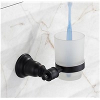 Bathroom Accessories,stainless steel Modern Black Finish Toothbrush Tumbler&amp;amp;amp;Cup Holder,Classic Creative Design,Bath Hardware
