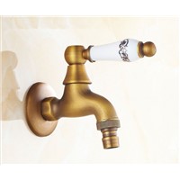 Euro Antique Brass design Bibcock Faucet Tap /Washing Machine Faucet Bathroom Corner Faucet Outdoor Garden Faucet