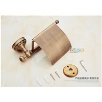 2016 Bathroom Antique brass Finish Creative Carving Flower Toilet Paper Holder /Bronze Material Toilet Roll /Tissue Roll