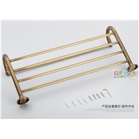 2016 New arrival Fashion Antique Brass Towel Rack , Bathroom Luxury Accessories Towel Bars Shelf ,Bronze Towel Holder/toalheiros