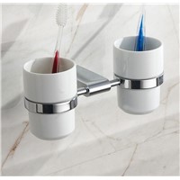 Bathroom Accessories,Stainless steel Chrome Finish Toothbrush Tumbler&amp;amp;amp;Cup Holder,Classic Creative Design,wall mounted Bath
