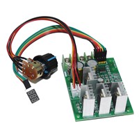 DC 6V-60V 30A Variable Speed Motor Controller Driver Control With Digital Display Circuit Board Speed Regulator