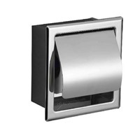 Luxury 304 Stainless Steel Bathroom Toliet Roll Paper Holder Box Concealed  Wall Mounted  (CZJ-001)