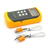 K-Type Digital Thermocouple Thermometer 1300C Professional Dual Channel Probe Industrial Temperature Meter C/F/K Swift Data Hold