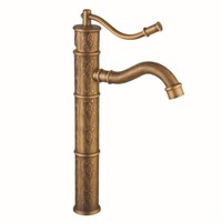 BECOLA Antique bathroom faucets bronze antique water tap antique brass basin faucet single handle hy-609