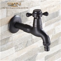 Gold Color Oil Rubbed Bronze Long Bathroom Faucets Basin Garden Faucet Wachine Machine Water Cold Tap